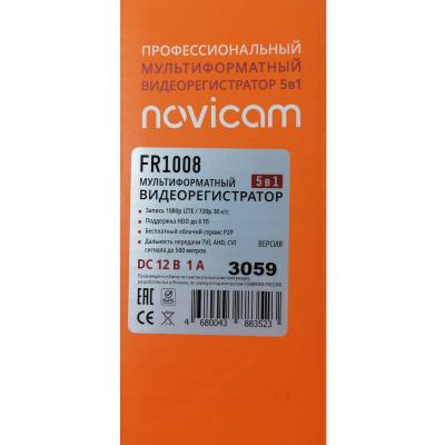 Видеорегистратор 8 кан. FR1008 NOVIcam 8 TVI/AHD/CVI 720p, 30к/с / IP 1080p 30к/с (АКЦИЯ!!!)