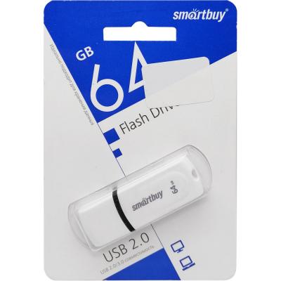 USB накопитель Smartbuy 64GB Peane White (SB64GBPN-W)