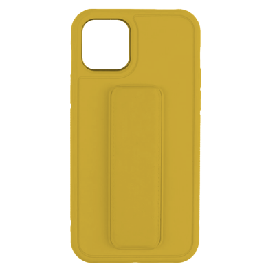 Чехол-накладка, подставка с магнитом iPhone 12 mini, More choice STAND (Yellow)