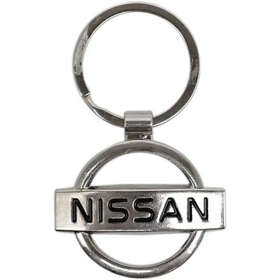 Брелок металл с карабином "NISSAN"