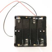 Батарейный отсек под (4 x R6) с проводом L=10см