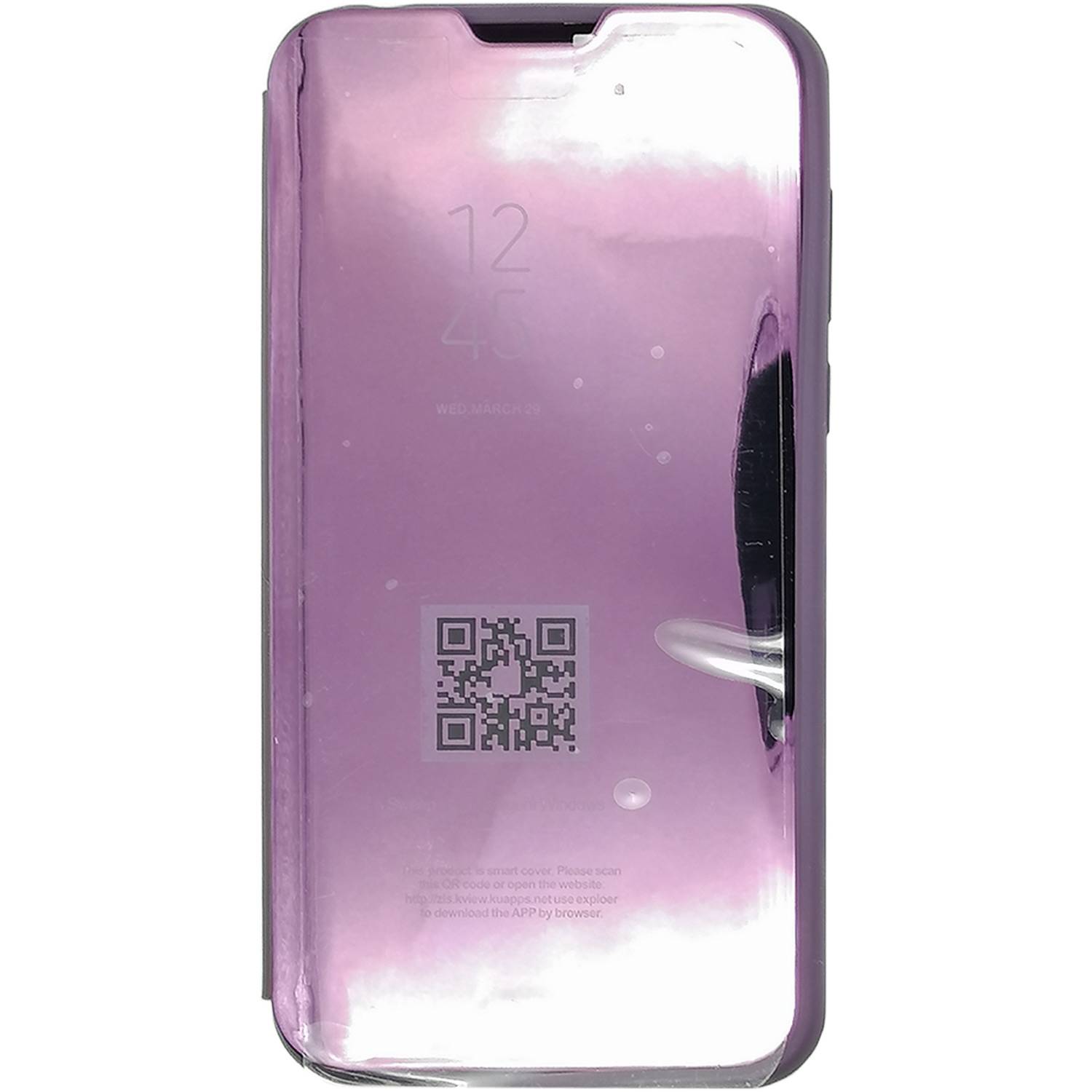 Купить Чехол-книжка Honor 9S/Y5P (2020), More choice MIRROR (Violet) по  цене 450 руб., в сети магазинов Эпицентр