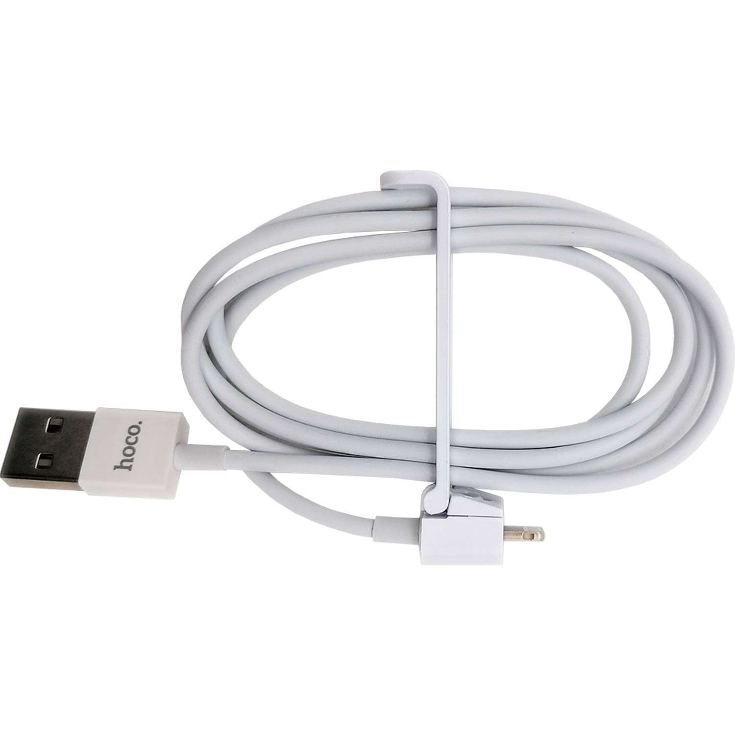 Купить Кабель USB - Lightning 8pin, 1,0м, HOCO X31 c подставкой, белый***  по цене 230 руб., в сети магазинов Эпицентр