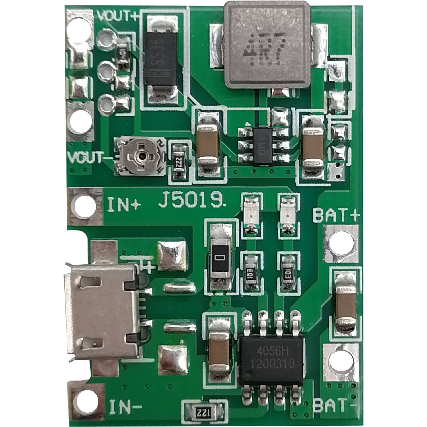 Купить Модуль зарядки 4,2V и повышения напряжения TP4056, 4,3-27V,  /3199-6/156327 по цене 105 руб., в сети магазинов Эпицентр