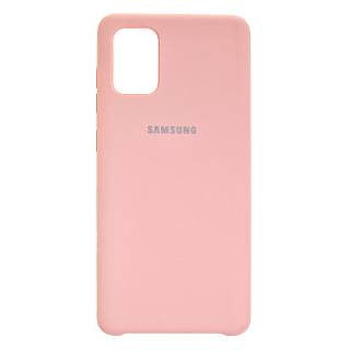 Чехол-накладка Galaxy A42 A425 (2020), TPU рез.Soft touch, розовый 