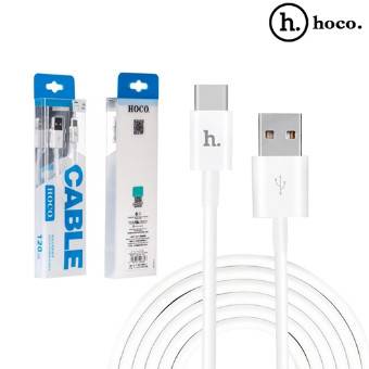 Кабель USB - Type C, 1,2м, HOCO UPT02, белый