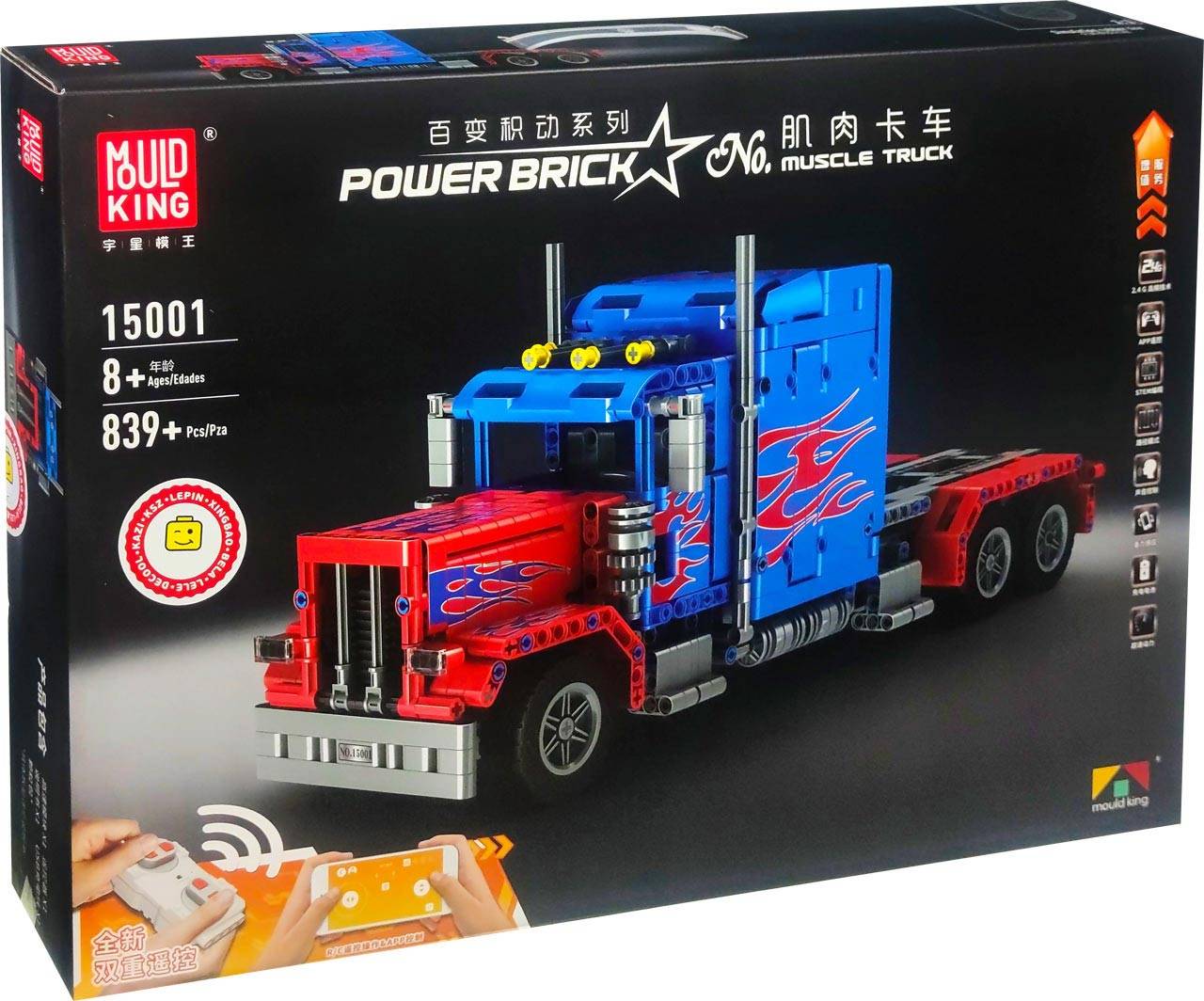 Купить Конструктор Грузовик Optimus Prime, ДУ, Mould King 15001 по цене 4  550 руб., в сети магазинов Эпицентр