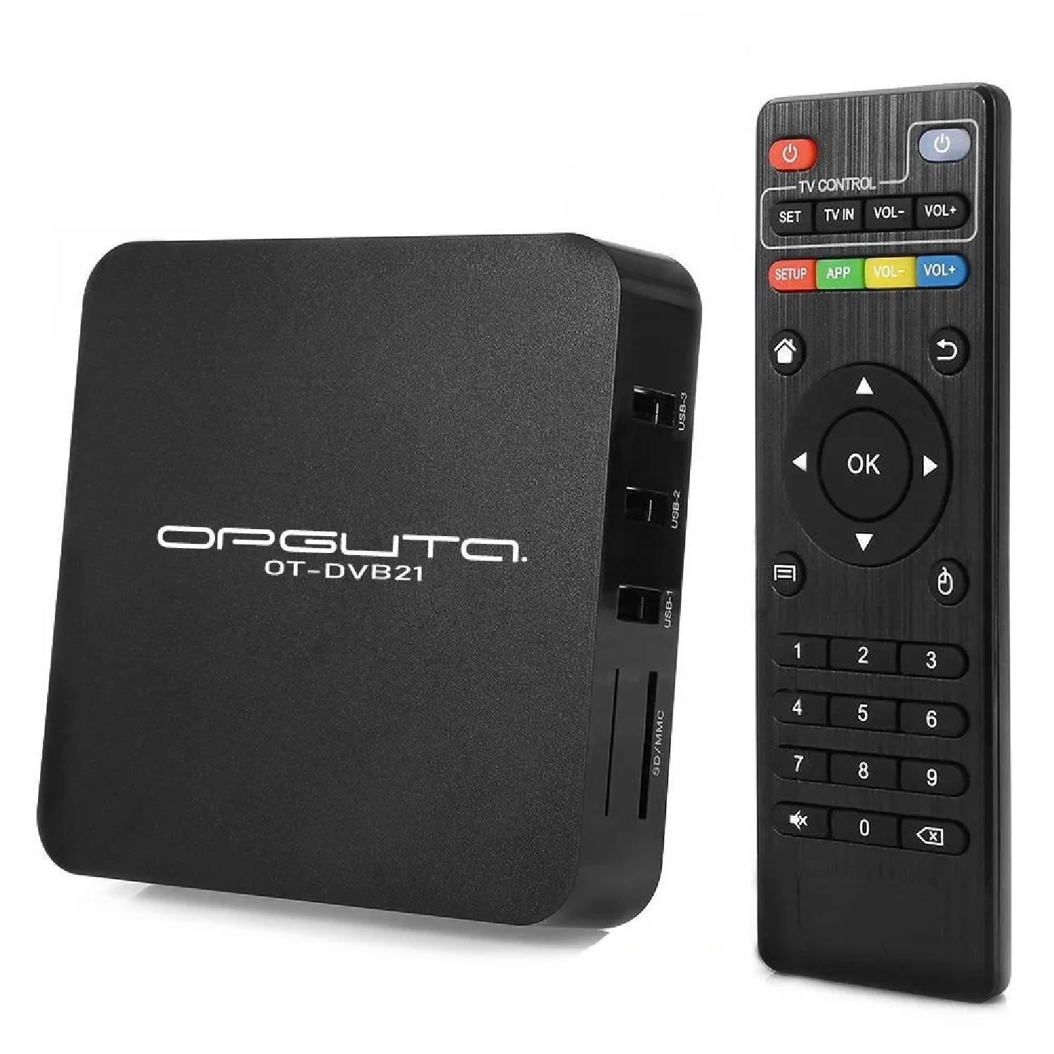 Купить Медиа плеер Орбита OT-DVB21(MXQ PRO) (Cortex A53 2Гц, Android7,1,  1Гб, Flash 8ГБ, Wi-Fi) по цене 1 730 руб., в сети магазинов Эпицентр