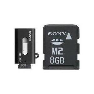 Memory Stick Micro (M2) карта памяти Sony 8GB, с адаптером USB (MS-A8GU2/2T)													