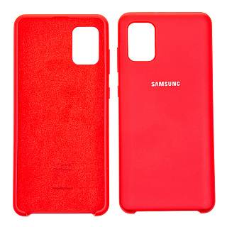 Чехол-накладка Galaxy A10 A105 (2019), TPU рез.Soft touch, красный