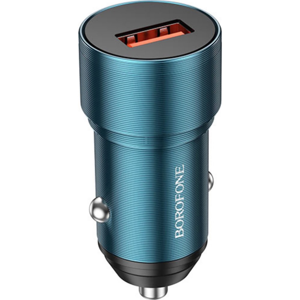 Купить АЗУ Borofone BZ19A, 1USB 3.0A QC3.0, синий по цене 230 руб., в сети  магазинов Эпицентр