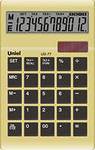 Калькулятор Uniel UD-77Y желтый