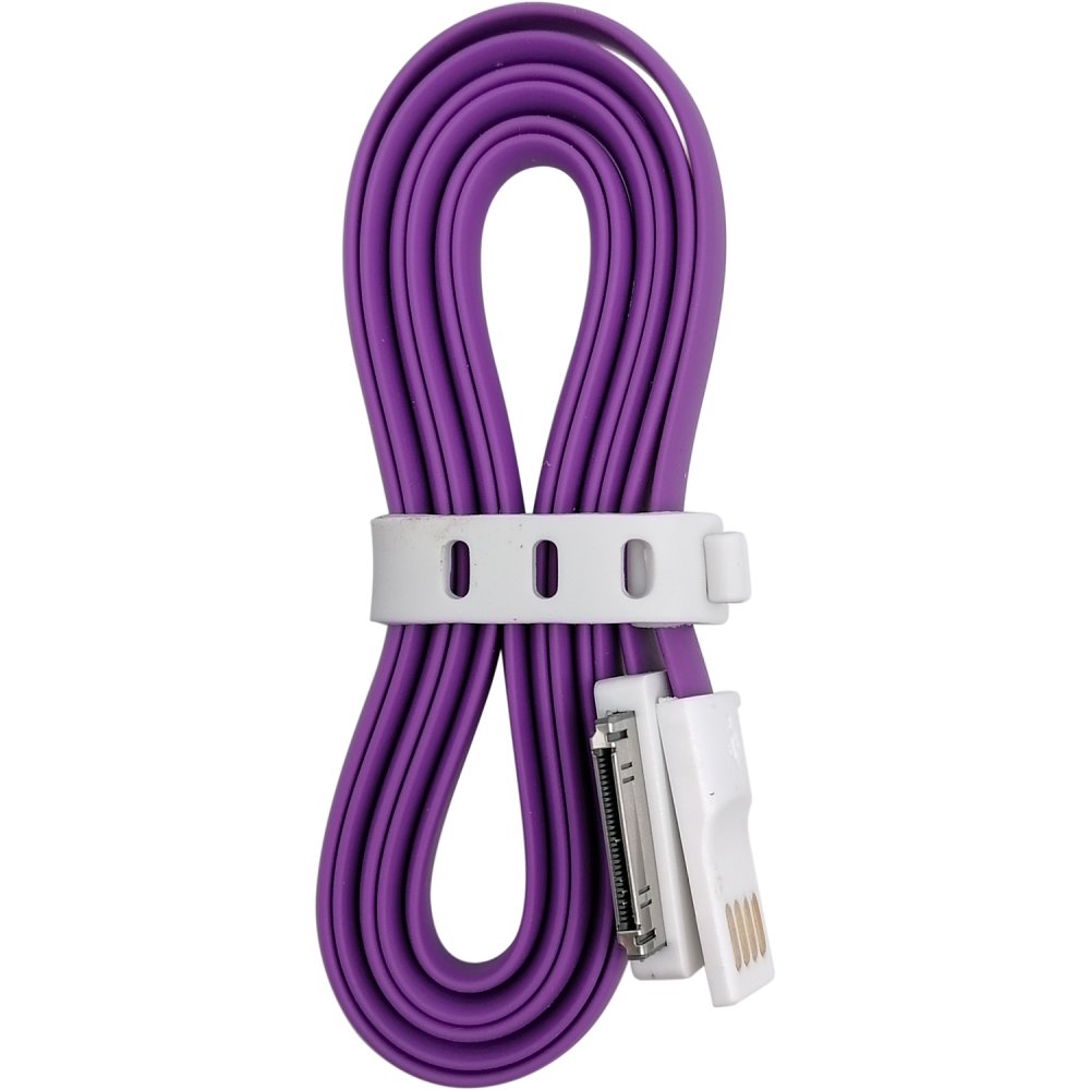 Купить Кабель USB - iPhone 30pin, 1,2м, Smartbuy, магнитный, фиолетовый  (iK-412m purple) по цене 150 руб., в сети магазинов Эпицентр