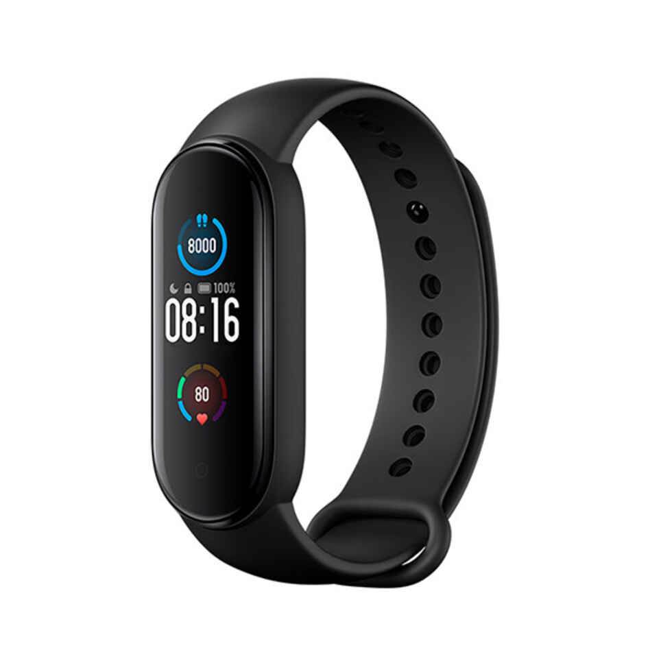 Купить Фитнес браслет Xiaomi Mi Band 5, Black (GLOBAL) по цене 2 790 руб.,  в сети магазинов Эпицентр