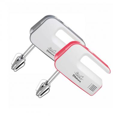 Миксер SAKURA SA-6322WG (200 Вт, 5 скор.) белый/серый