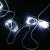 Гирлянда штора, 3,0м/1,0м, 100LED, х.бел. с контроллером, IP65, пульт, USB 5В/1-2А, LDG10