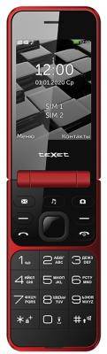 Мобильный телефон teXet TM-407 раскладушка, красный