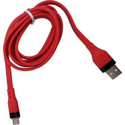 Кабель USB - micro USB, 1,2м, HOCO U72 Forest Silicone, красный