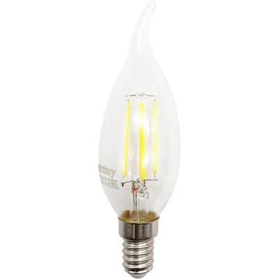 LED лампа FIL Свеча на ветру C37FCan/7W/4000/E14, Smartbuy***