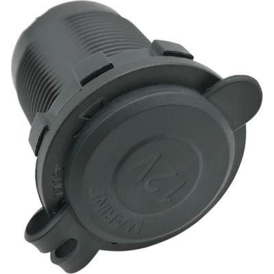 Гнездо прикуривателя 12-24V, красная подсветка, CH23