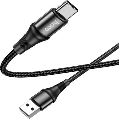 Кабель USB - Lightning 8pin, 1,0м, HOCO X50 Excellent, нейлон, черный