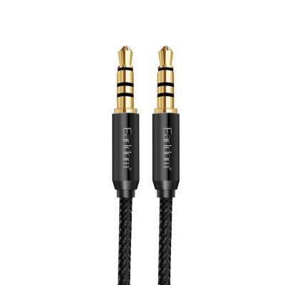 Jack 3,5mm - Jack 3,5mm 1,0м stereo Earldom ET-AUX02, черный