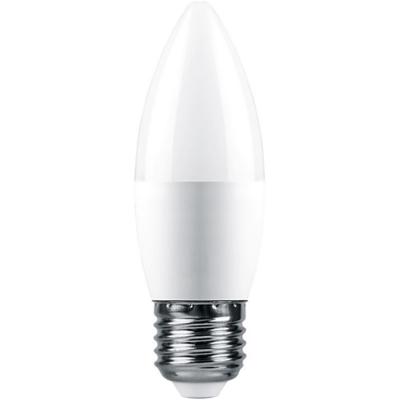 LED лампа C37/09W/6400/E27, Feron.PRO /38064/***