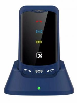 Мобильный телефон teXet TM-B419 док-станция, синий*