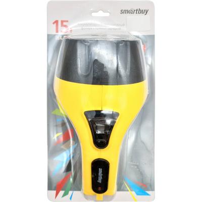Фонарь ручной Smartbuy 15 LED, аккумуляторный, желтый (SBF-85-Y)