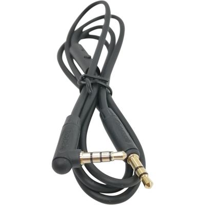 Jack 3,5mm - Jack 3,5mm 1,0м stereo BOROFONE BL5 (with Mic), черный