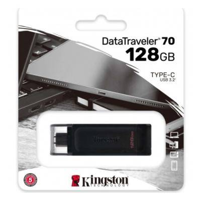 USB 3.0/3.2 накопитель Kingston 128GB DT70 Type C (DT70/128GB)