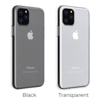 Чехол-накладка iPhone 12 PRO MAX, HOCO Light series -TPU силикон ультра-тонкий, черный