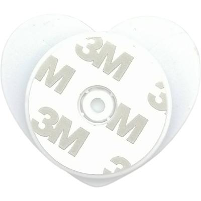 PopSocket для телефона пластик+стекло Сердце с блёстками, цвета в асс-те