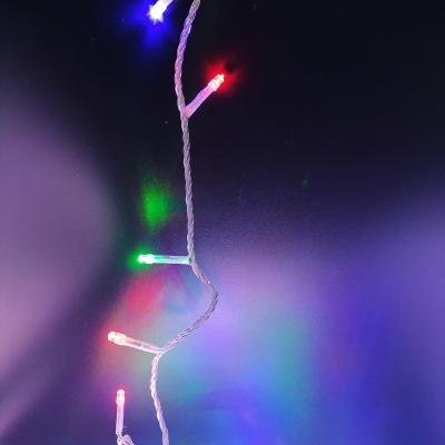 Гирлянда нитевая, 8м, 120LED, RGB, с контроллером, IP44, П.П. SB-RGBIP44-8m