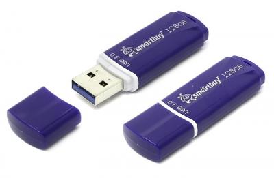 USB 3.0 накопитель Smartbuy 128GB Crown Blue, синий (SB128GBCRW-BI)