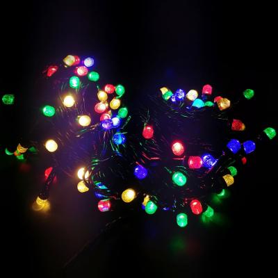 Гирлянда нитевая уличная, 10м, 70LED, 8mm RGB Ч.П. LX-265