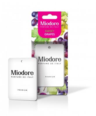 Ароматизатор картонный MIODORE (СЛАДКИЙ ВИНОГРАД)