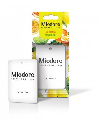 Ароматизатор картонный MIODORE (ЦИТРУСОВЫЙ СКВОШ)