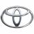 Брелок металлический с гравировкой TOYOTA хром с позолотой /15022/