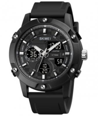 Часы наручные Skmei 1757 черный-черный (black-black)