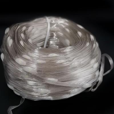Гирлянда провол. 50м./500led, капля на тройном проводе, т.бел.; LX-212