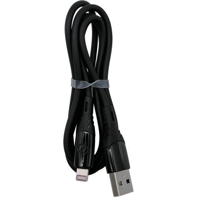 Кабель USB - Lightning 8pin, 1,0м, More choice K35i, 2.4A, силикон, черный 