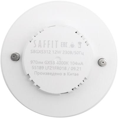 LED лампа GX53/12W/4000, SAFFIT /55189/
