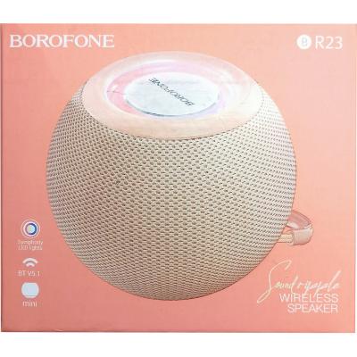 Активная колонка BOROFONE BR23 (FM/AUX/USB/microSD/BT/TWS), розовый***
