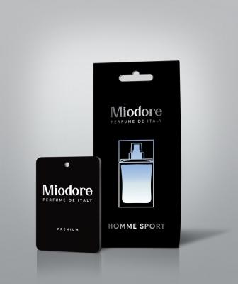 Ароматизатор картонный MIODORE Homme sport (по мотивам Dior Homme Sport (C. DIOR))