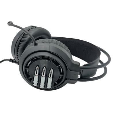 Игровая гарнитура Smartbuy GUNNER, подсветка, кабель 1,8м, 2х3,5мм+USB, черный (SBHG9800)