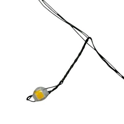 Гирлянда провол. 50м, 1500LED РОСА / МИШУРА т.бел LX-629 пульт IP44+