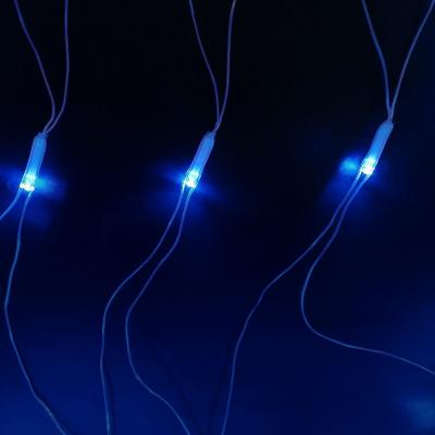 Гирлянда сетка, 2,0м/2,0м, 144LED, син., П.П., LX-183