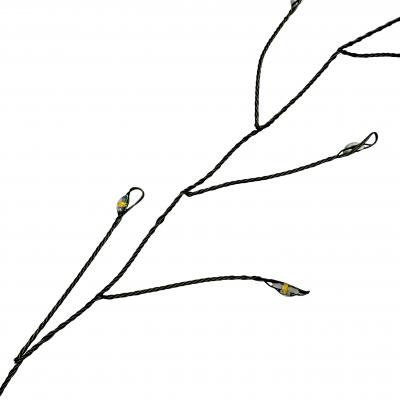 Гирлянда провол. 6м, 240LED, т.бел. капли микро, 8 функций, Luca Snake Light /87445/