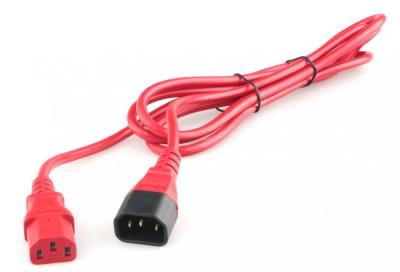 Шнур питания сист.блок-монитор Cablexpert PC-189-VDE-R-1.8M 1,8м "красный"